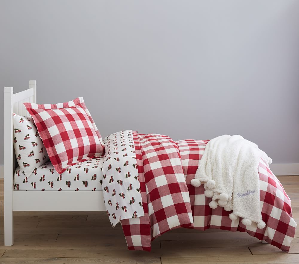 Flannel Buffalo Check Bedding Look